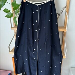 Delicate vintage silk skirt